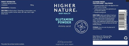 Glutamin Pulver Higher Nature