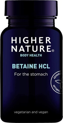 Betain HCL Hydrochlorid-Supplement von Higher Nature