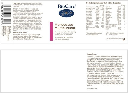 Multinutrient Vegetable Capsules Biocare