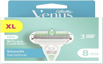 Razor Blade Refills Venus Smooth Sensitive Blade Refills