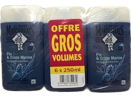 Shower Gel Le Petit Marseillais Pine Bio & Sea Fennel