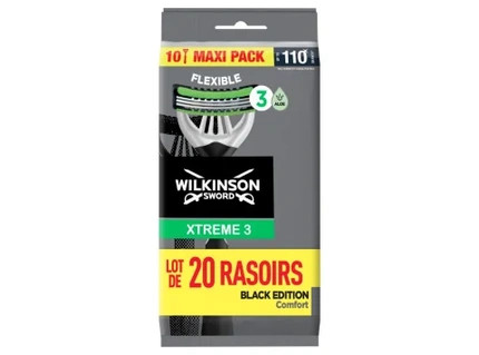 Rasierset Wilkinson Black Edition Comfort mit 3 Klingen