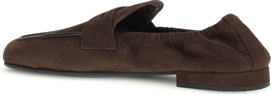 Loafers Prada Brown Lamb Ovis Aries Aries Slip-On