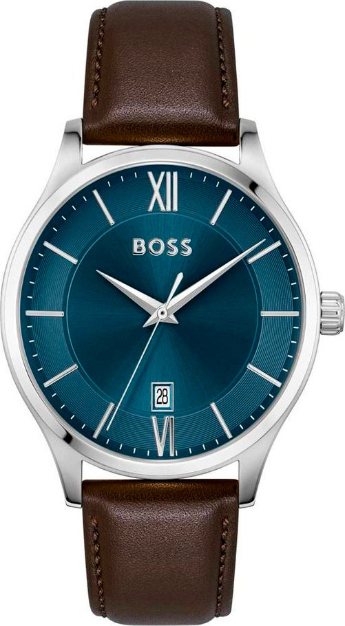 Brown Leather Dress Watch Hugo Boss
