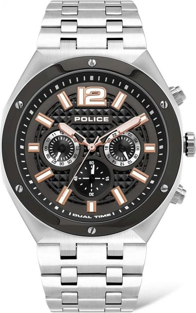 Gray Stainless Steel Dress Watch The Police