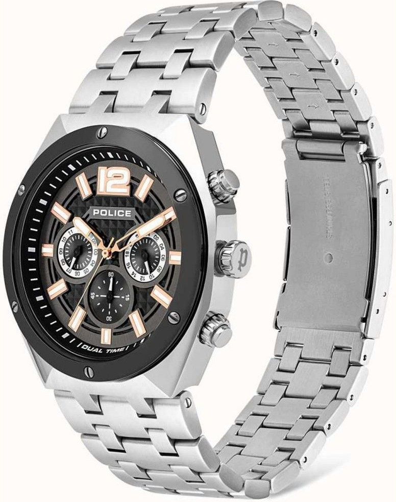 Gray Stainless Steel Dress Watch The Police