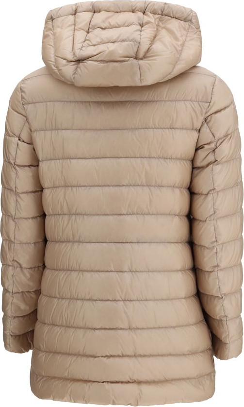 Coat Moncler Beige Polyamide