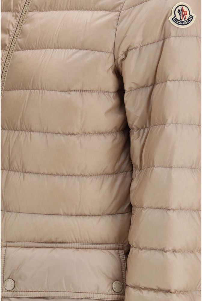 Coat Moncler Beige Polyamide