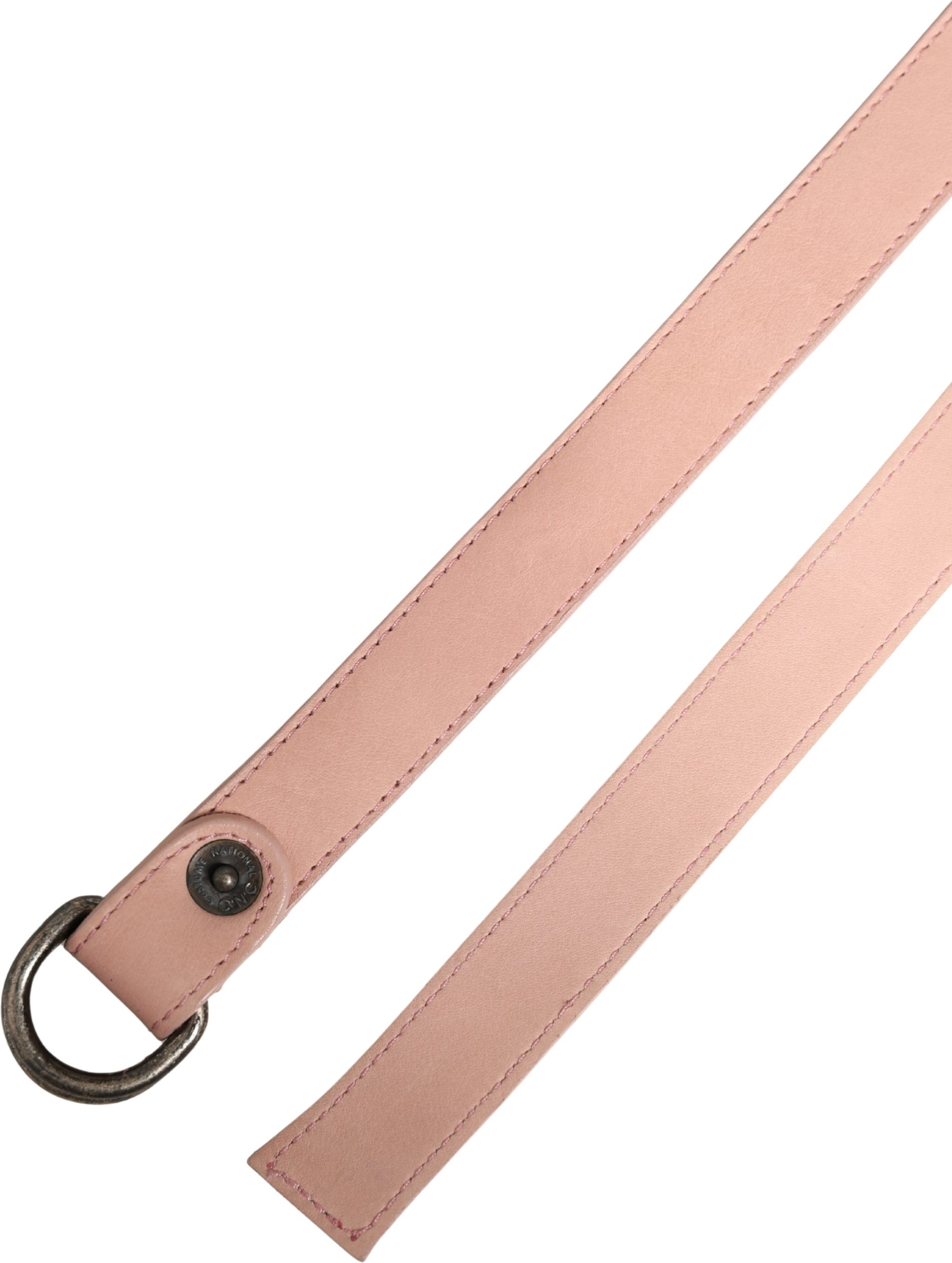 Leather Wide Waist Round Buckle Belt Costume National
