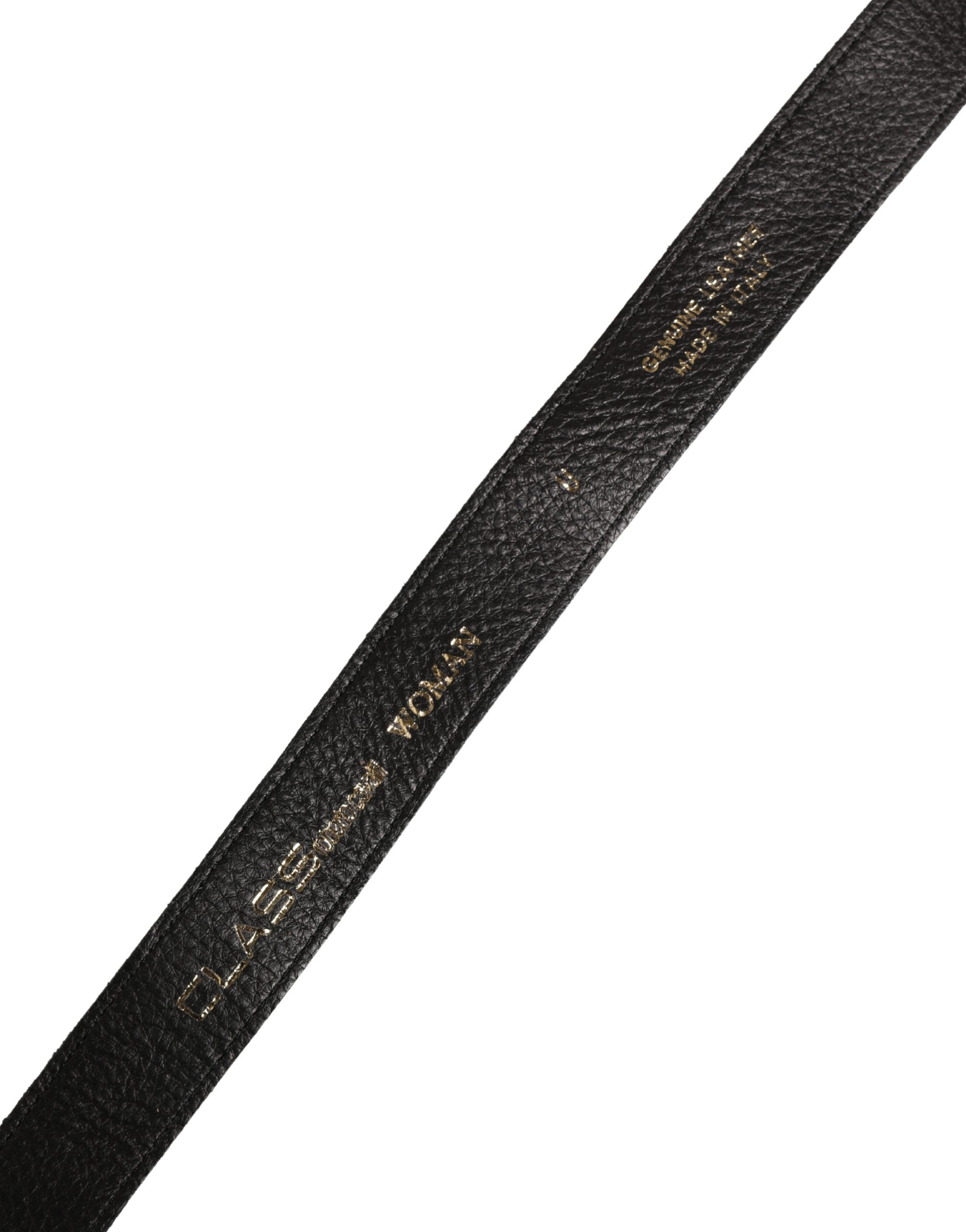 Belt Multicolor Floral Wide Waist Gold Metal Buckle Cintura Belt Cavalli CLASS