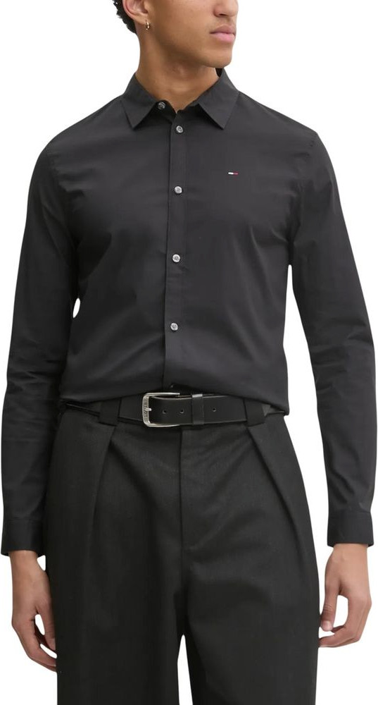Shirt Tommy Jeans Black Cotton