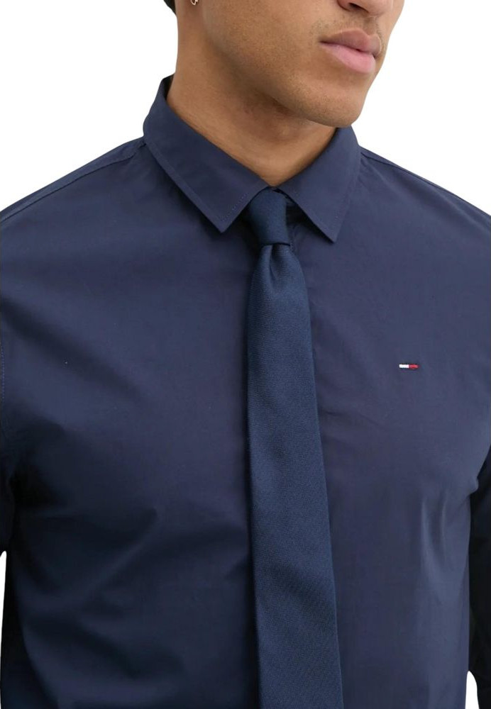 Shirt Tommy Jeans Blue Cotton