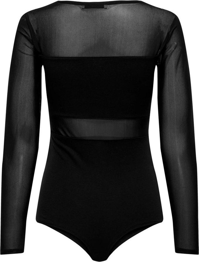 Bodysuit ONLY Черный хлопковый боди