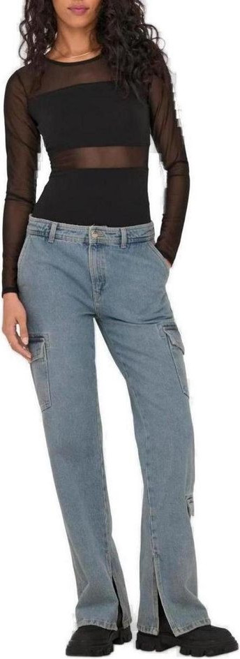 Bodysuit ONLY Черный хлопковый боди