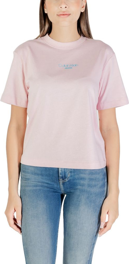 Calvin Klein Jeans ko'p rangli paxta T-ko'ylagi