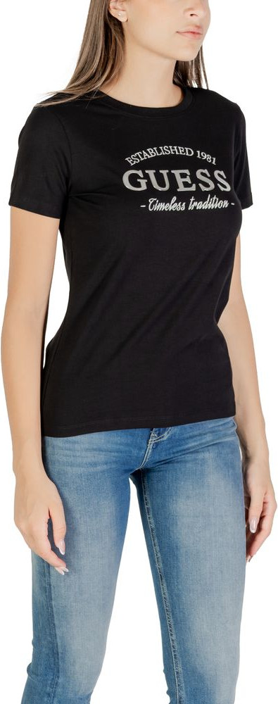 T-shirt Guess Active Black Cotton Sportswear