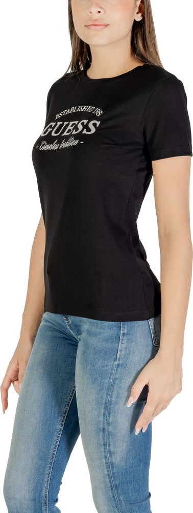 T-shirt Guess Active Black Cotton Sportswear