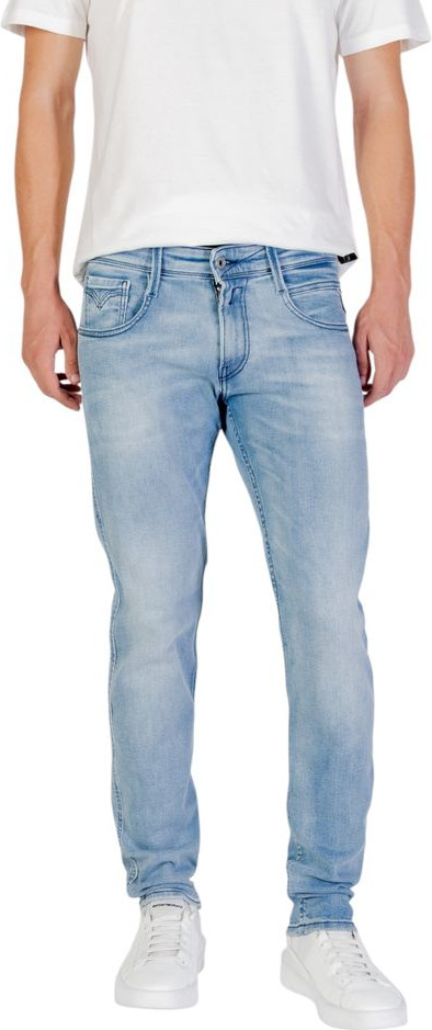 Джинсы Replay Голубые Хлопок Relaxed Fit