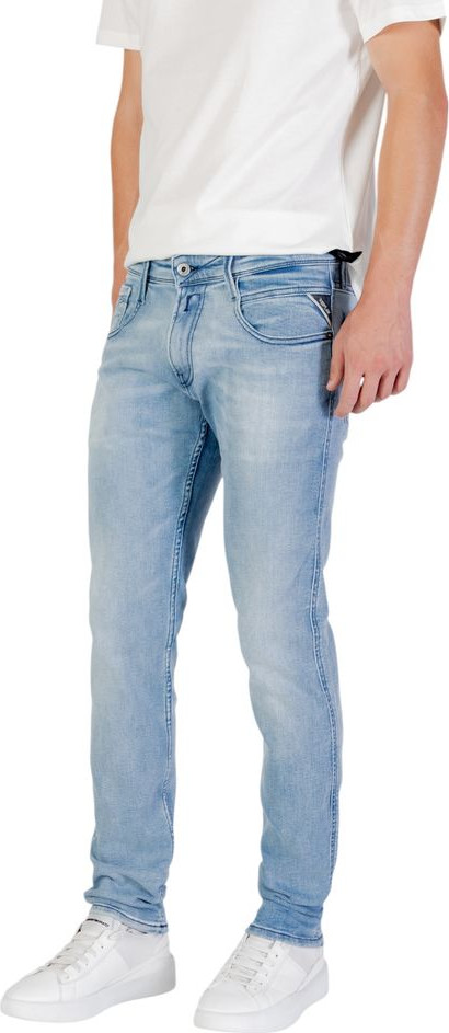 Джинсы Replay Голубые Хлопок Relaxed Fit