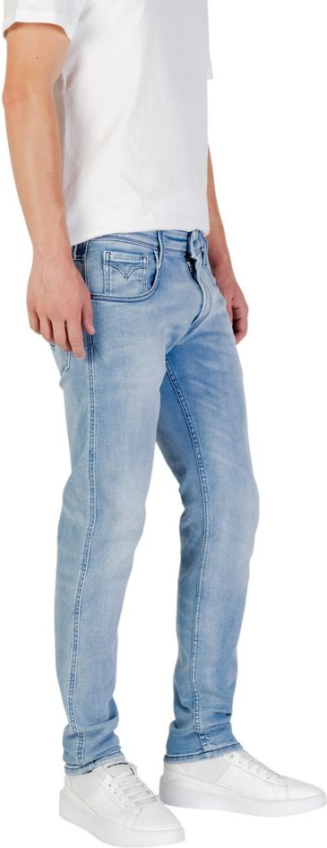 Джинсы Replay Голубые Хлопок Relaxed Fit