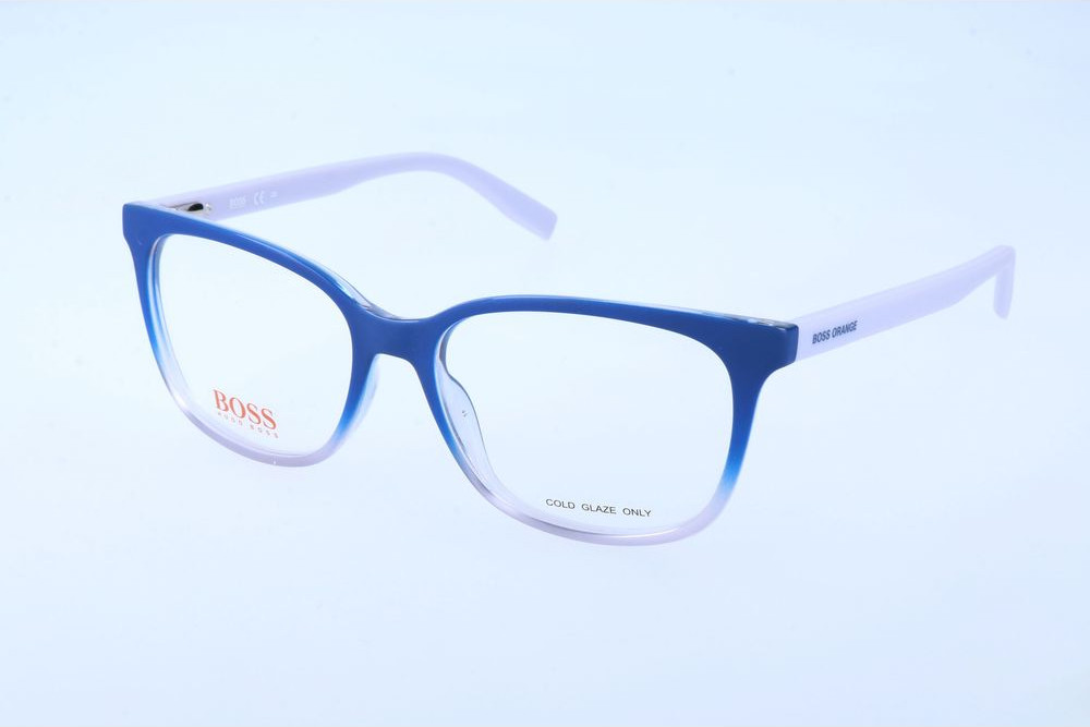 Brille Hugo Boss Blaue Harzfassung
