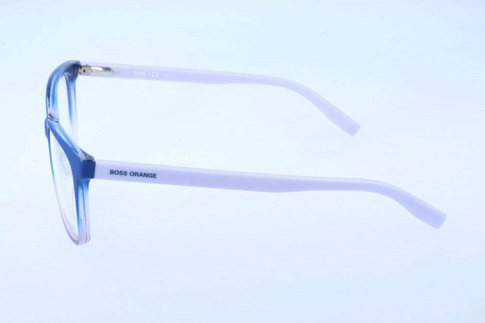 Brille Hugo Boss Blaue Harzfassung
