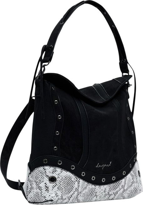 Black Polyethylene Backpack Desigual