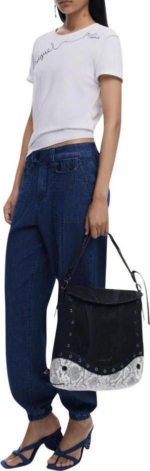 Black Polyethylene Backpack Desigual
