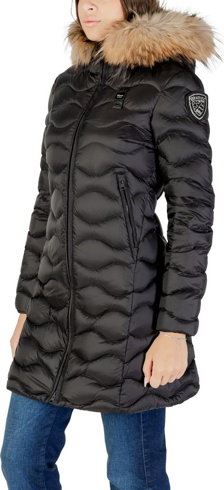 Blauer Trench Coat