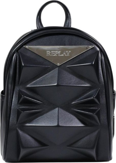 Black Polyethylene Backpack Replay