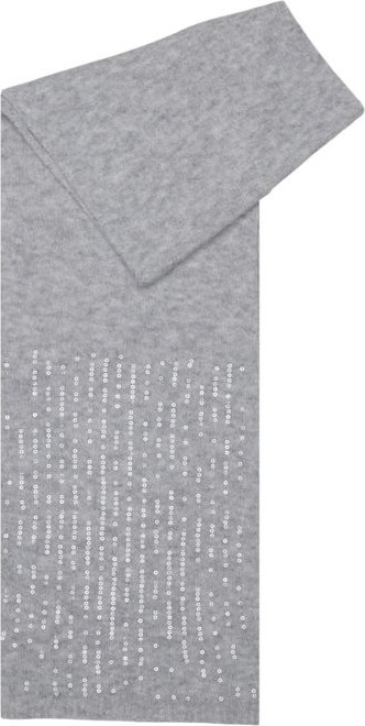 Scarf Pieces Gray Recycled Polyester