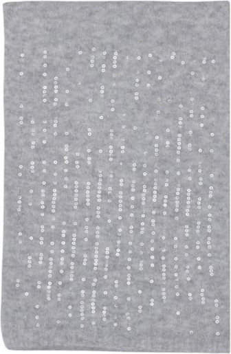 Scarf Pieces Gray Recycled Polyester