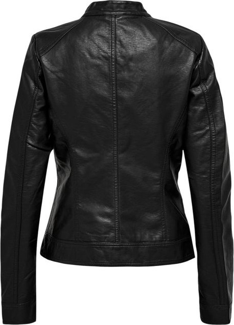 Jacket ONLY Black Polyester Biker Jacket