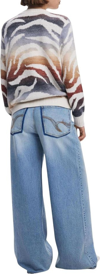 Свитшот Desigual Cream Marabou