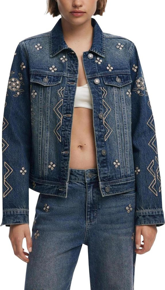 Джинсовая куртка Desigual из хлопка