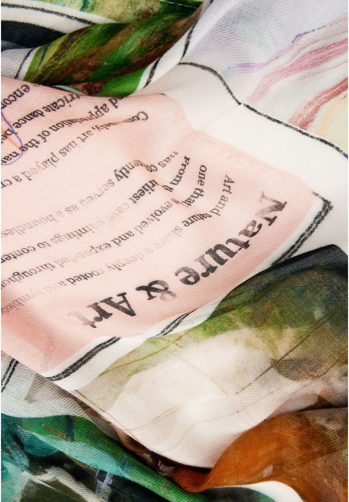 Платок Desigual Bicolor Viscose