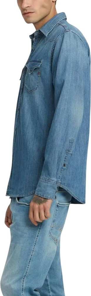 Рубашка Replay Blue Denim