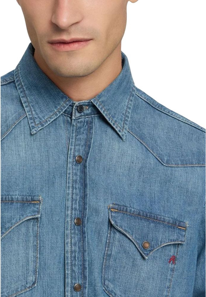 Рубашка Replay Blue Denim