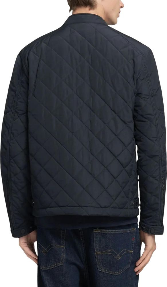 Jacket Replay Blue Polyester Bomber