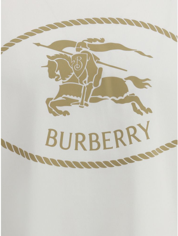Футболка Burberry Белая хлопковая футболка