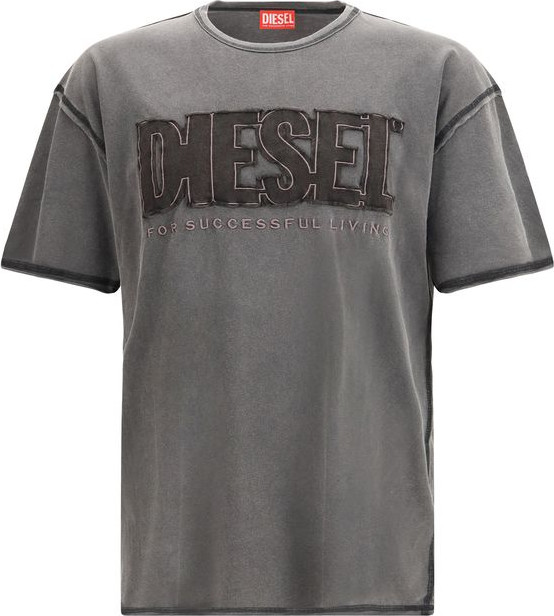 T-Shirt Diesel Gray Cotton