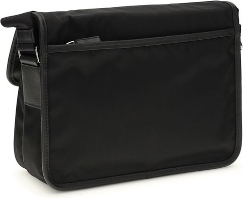 Плечевая сумка Prada Черная Полиамид
