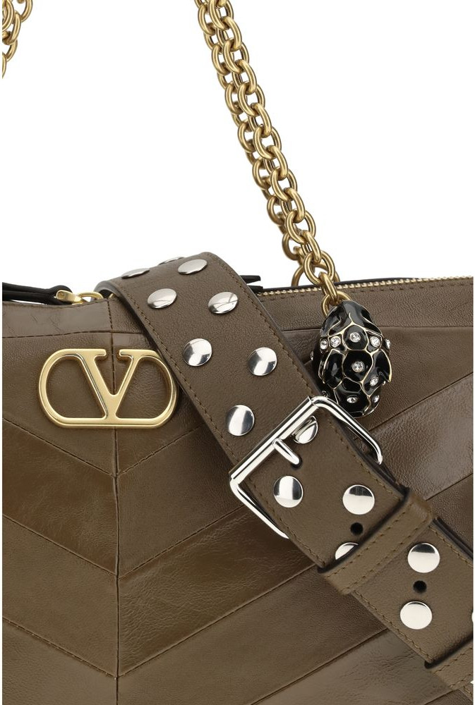 Сумка на плечо Valentino Garavani Коричневая кожа теленка Bos Taurus