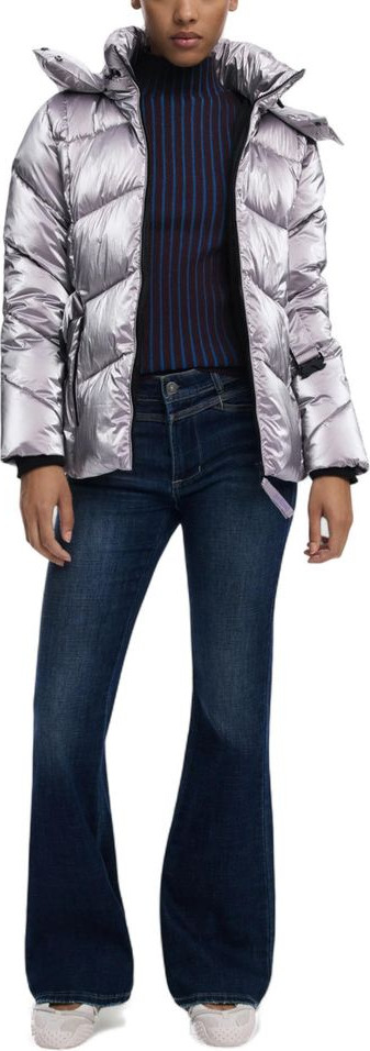 Куртка Desigual Multicolor Polyethylene Full-Length