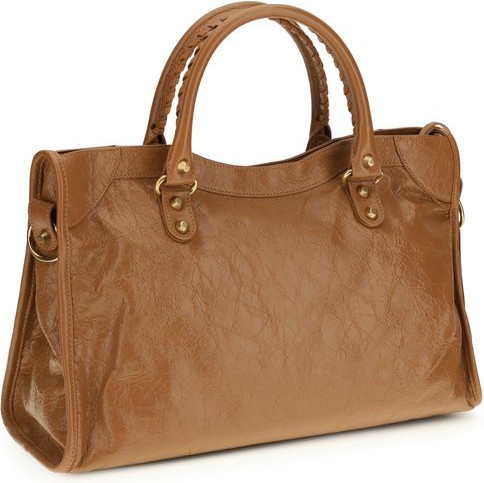 Сумка Balenciaga Бежевая из ягненка Ovis Aries Aries