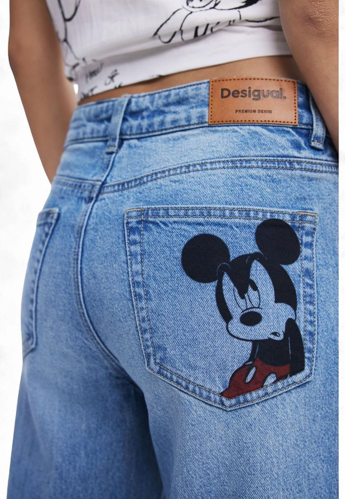 Джинсы Desigual синие хлопковые Bootcut