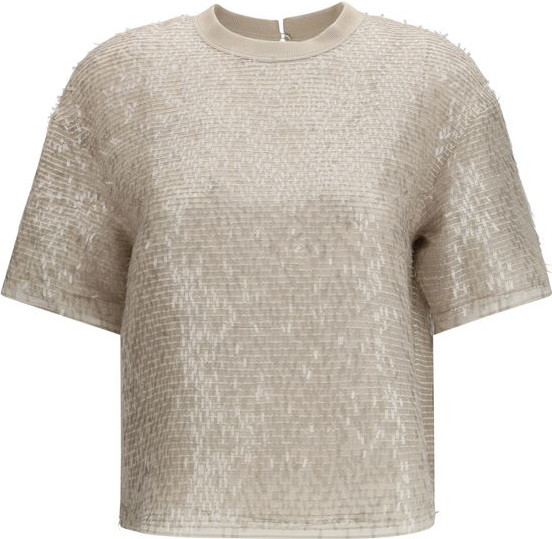 Silk T-Shirt Brunello Cucinelli