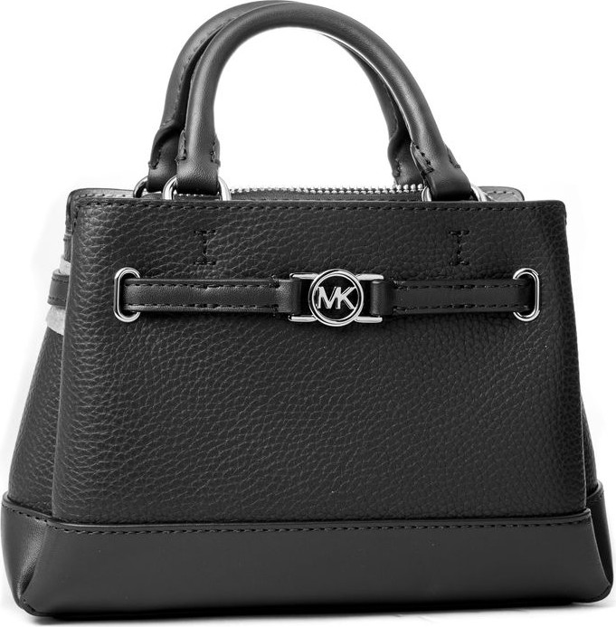 Черная кожаная сумка Michael Kors