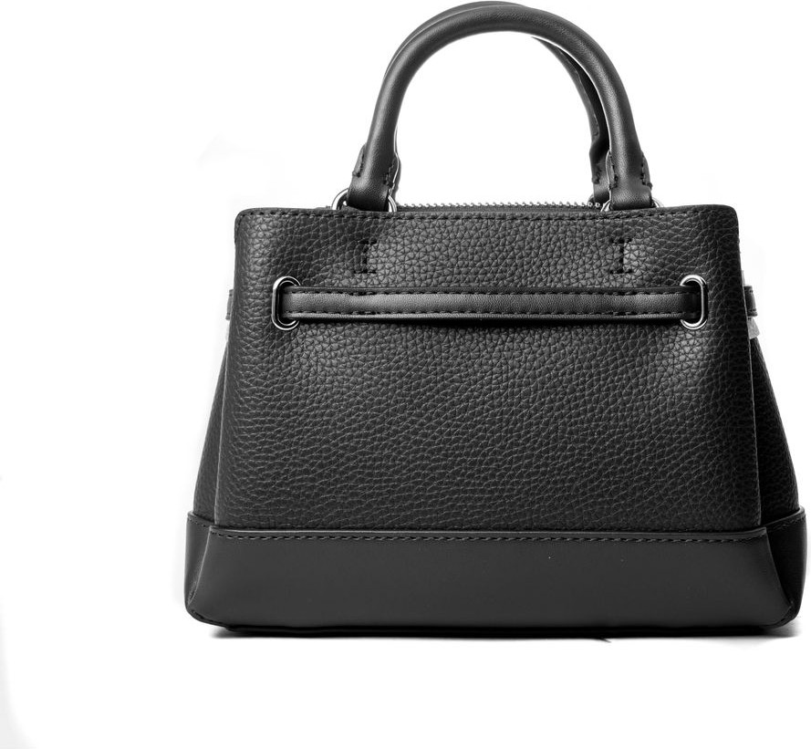 Черная кожаная сумка Michael Kors