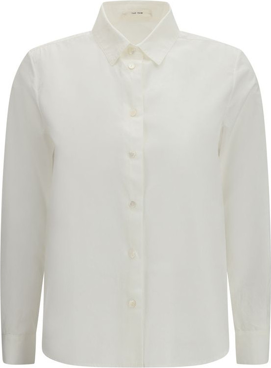 White Cotton Dress Shirt The Row